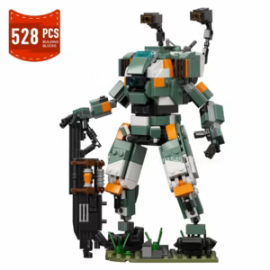 MOC Game Titanfalled Pioneer Ronin-Class Mecha Robot Model Building Block Set Constructor Vanguard Military Robot Brick Toy Gift