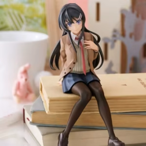 Rascal Does Not Dream of Bunny Girl Senpai Sakurajima Mai Instant Noodle Bowl Figure Anime Bishoujo Model Statue Collectible Toy