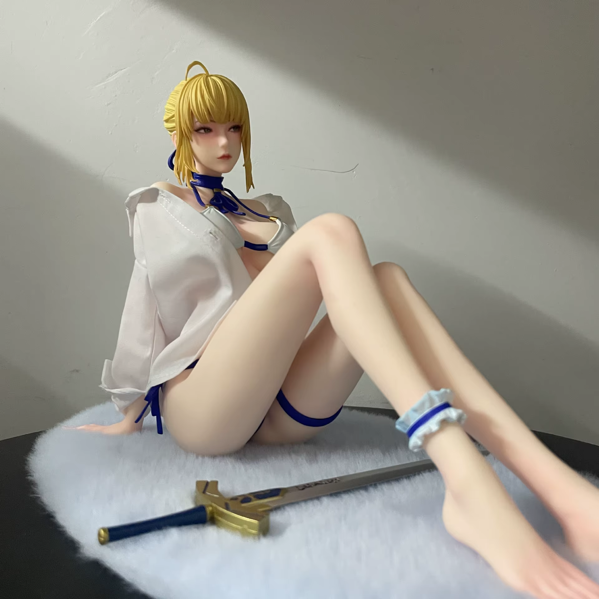 19cm Fate/Grand Order Altria Pendragon 1/4 Archer ZN Studio Girls Toy Anime PVC Action Figure Toy Game Collectible Model Doll