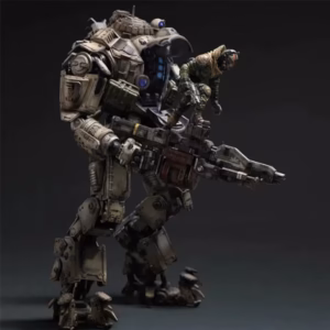 PLAY ARTS 27cm Titanfall Atlas Articulated Action Figure Model Toys Collectible Gift PA Modification
